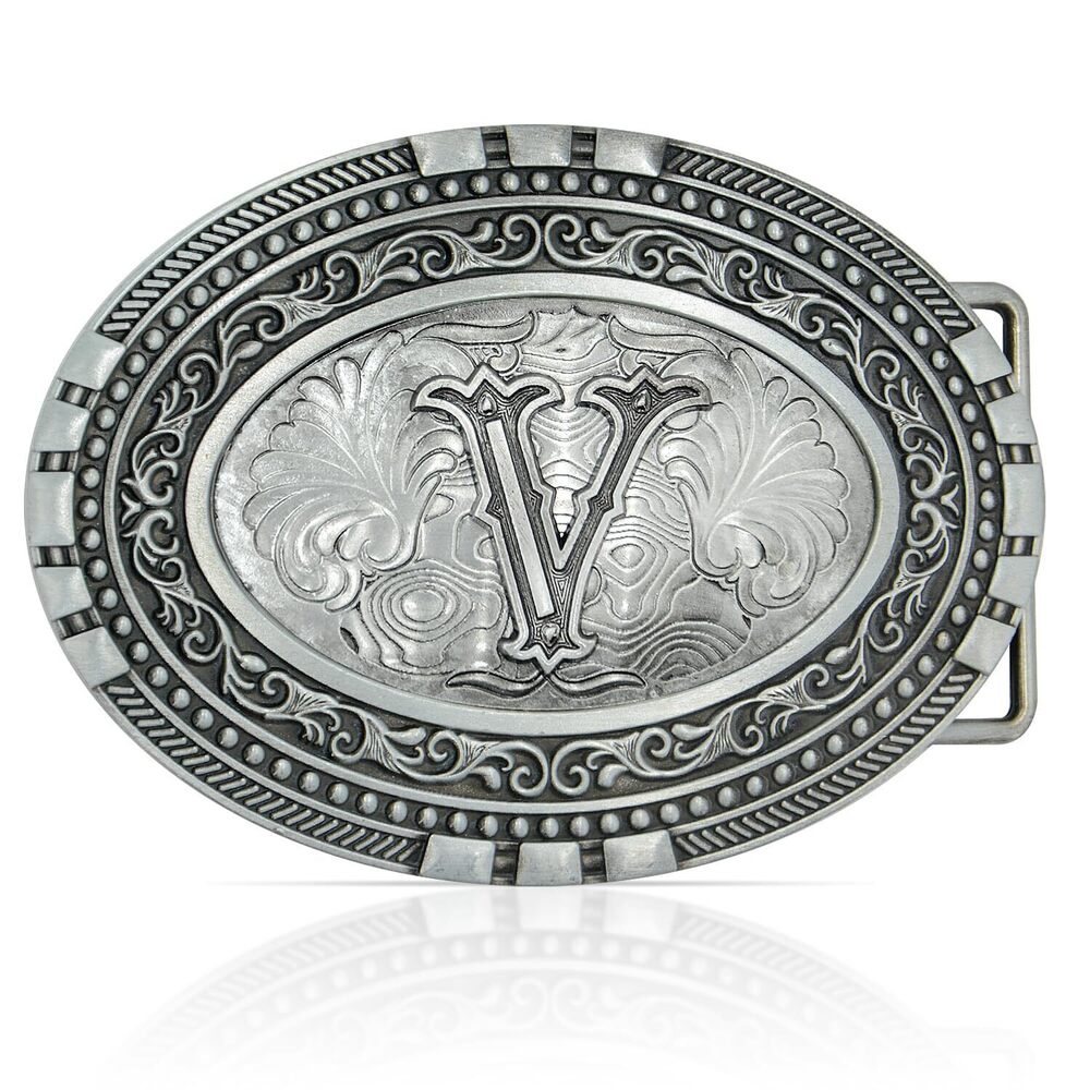 9880 Belt Buckles Western Cowboy - Silver Belts Buckle Cool Cowboy Belt